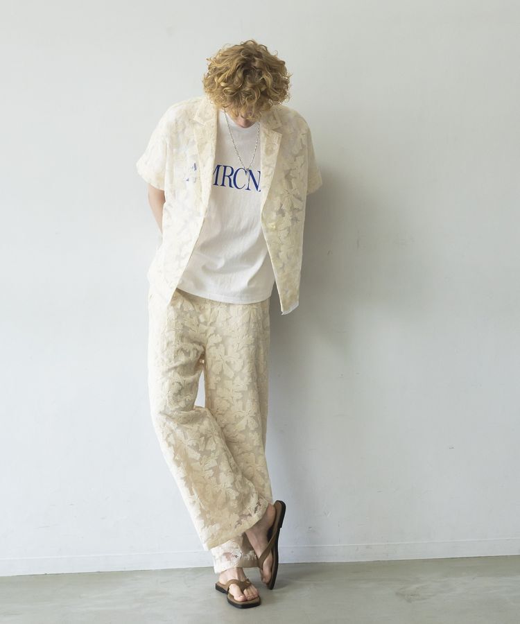 GARAGE OF GOOD CLOTHING「クロスステッチ刺繍ロングパンツ」|その他|