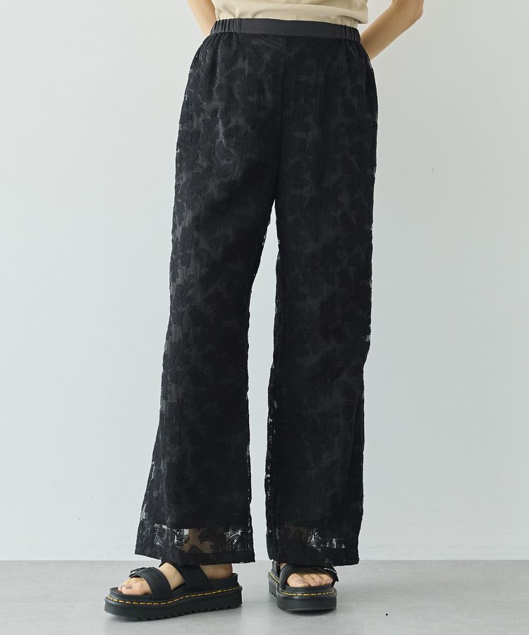 GARAGE OF GOOD CLOTHING「クロスステッチ刺繍ロングパンツ」|その他|Black