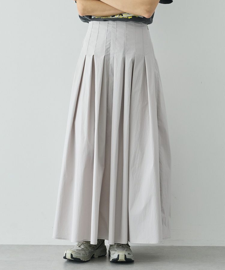 GARAGE OF GOOD CLOTHING「タフタタックボリュームロングスカート」|スカート|