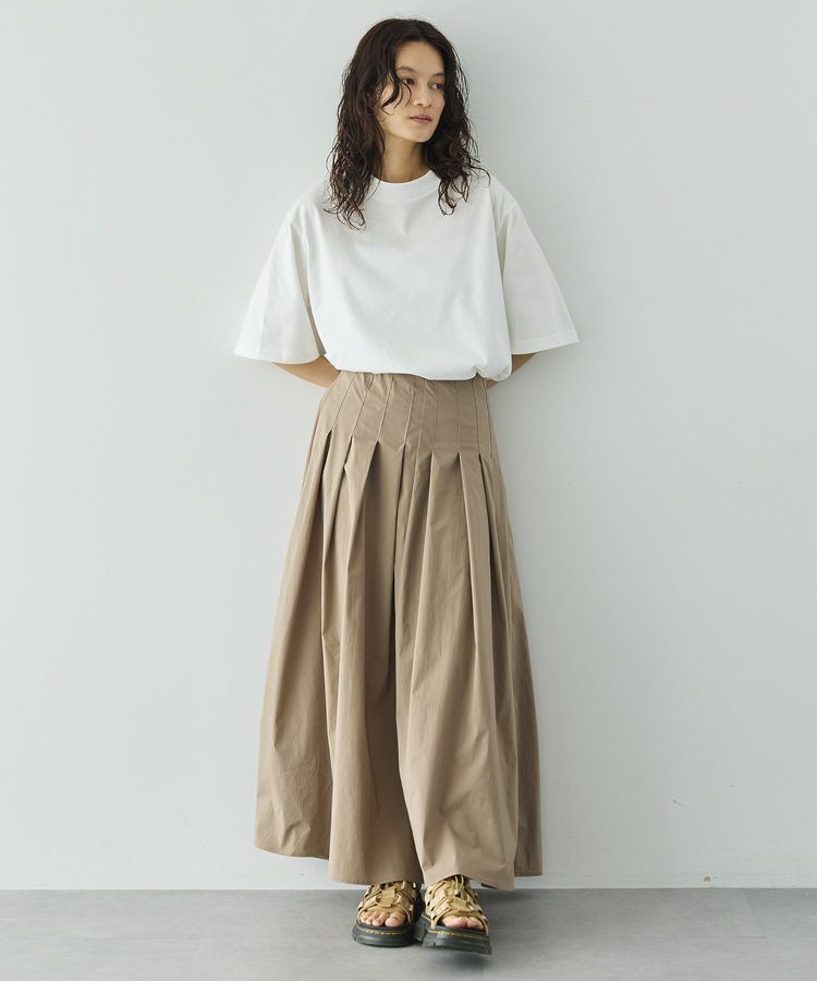 GARAGE OF GOOD CLOTHING「タフタタックボリュームロングスカート」|スカート|