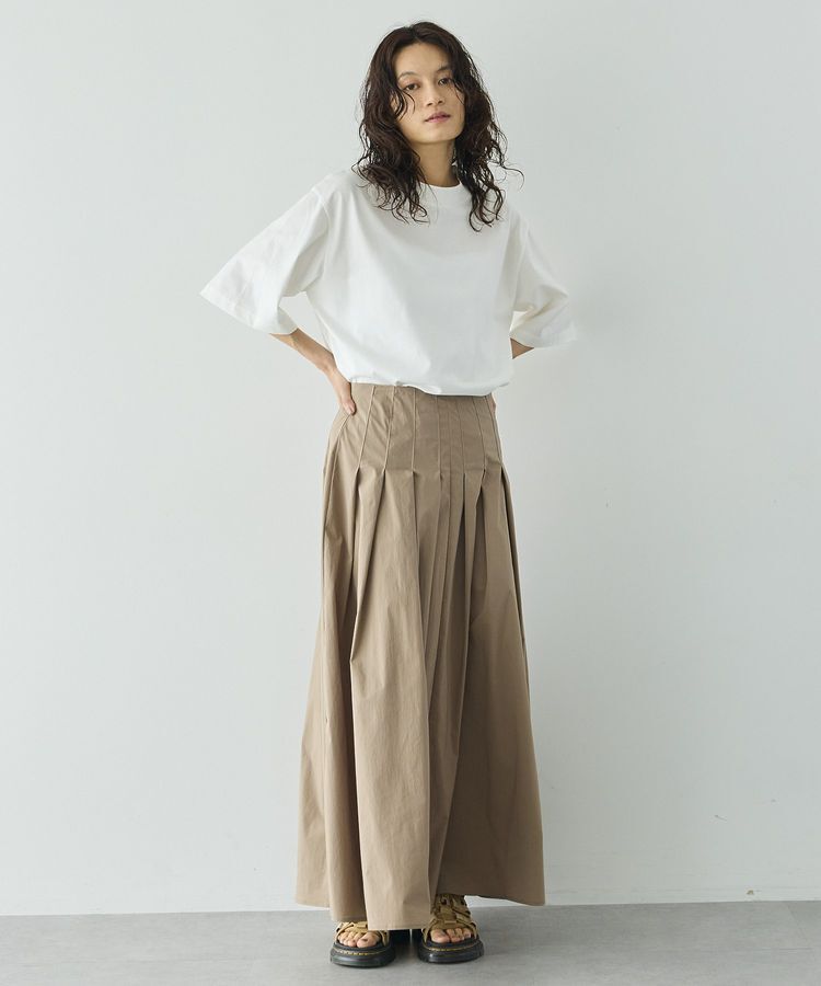 GARAGE OF GOOD CLOTHING「タフタタックボリュームロングスカート」|スカート|