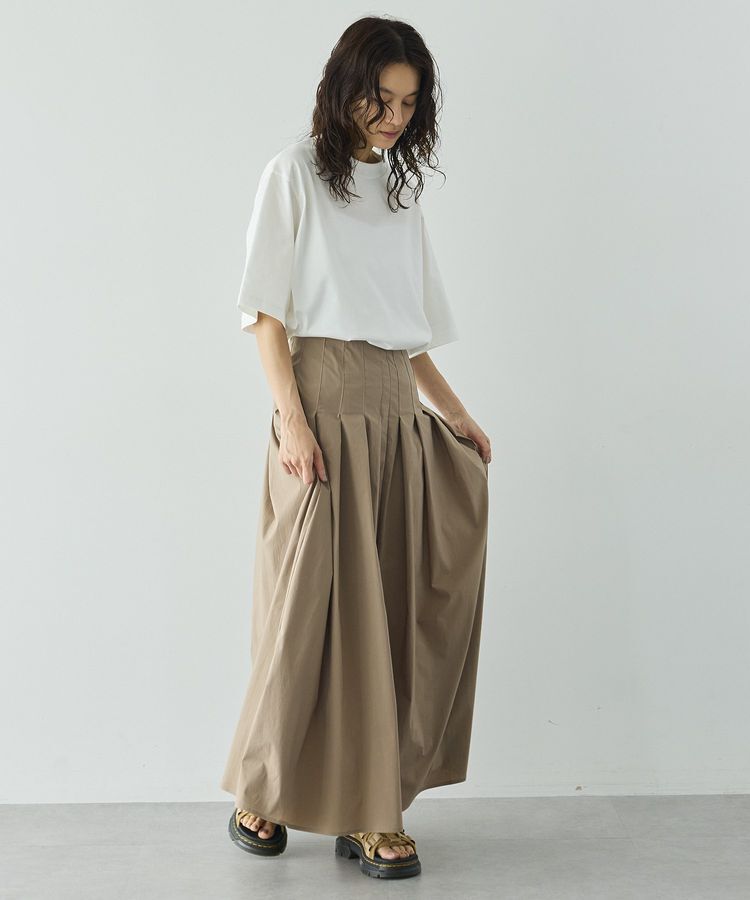 GARAGE OF GOOD CLOTHING「タフタタックボリュームロングスカート」|スカート|