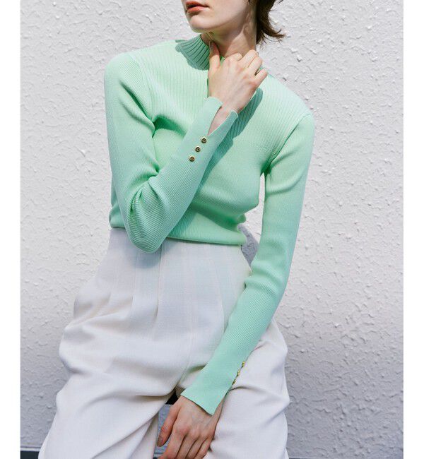 allureville「キリカエリブプルオーバー」|ニット・セーター|