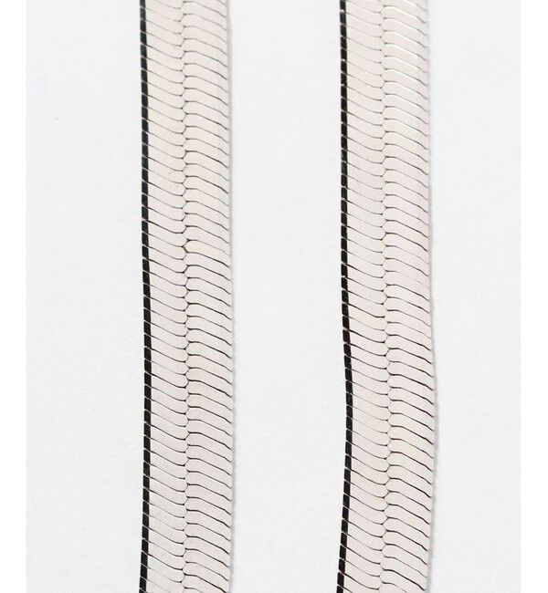 allureville「【Saskia Diez(サスキアディッツ)】 FLUID EARRINGS SHORT SILVER」|ピアス|