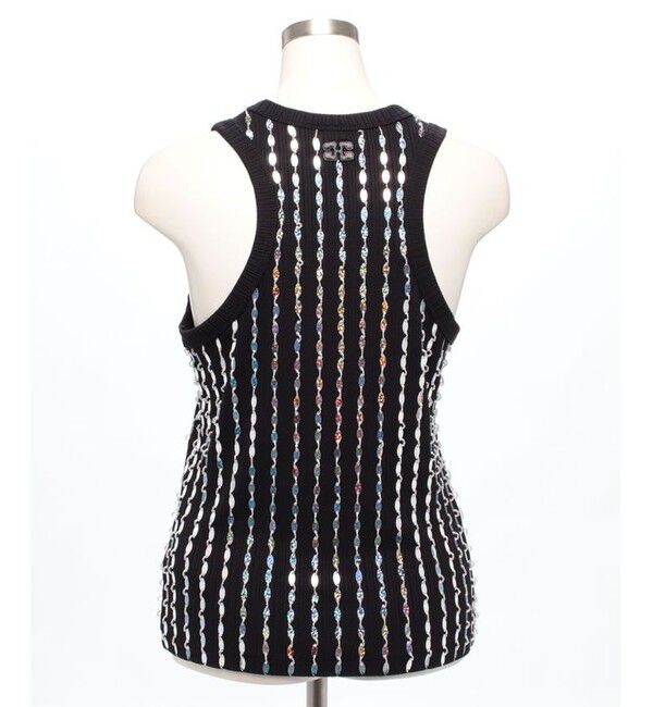 allureville「【GANNI(ガニー)】 BEADED TOP」|その他|