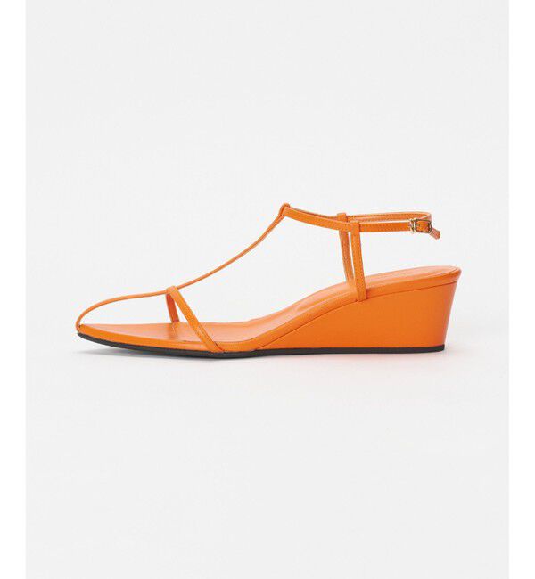 allureville「ナローストラップウェッジサンダル」|サンダル|