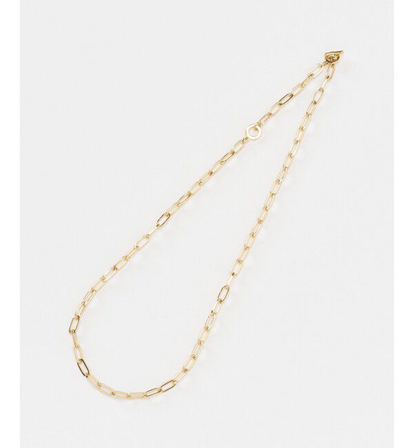 allureville「細ボックスチェーンネックレス」|ネックレス|ゴールド