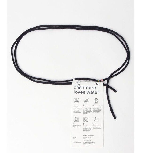 allureville「【extreme cashmere(エクストリームカシミヤ)】 CORD」|ベルト|ネイビー