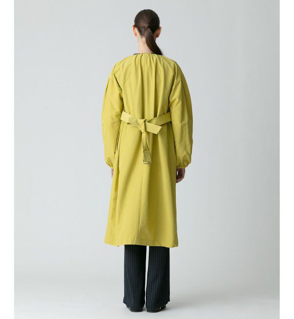 allureville「綿ナイロンクロスギャザーネックコート」|ダッフルコート|