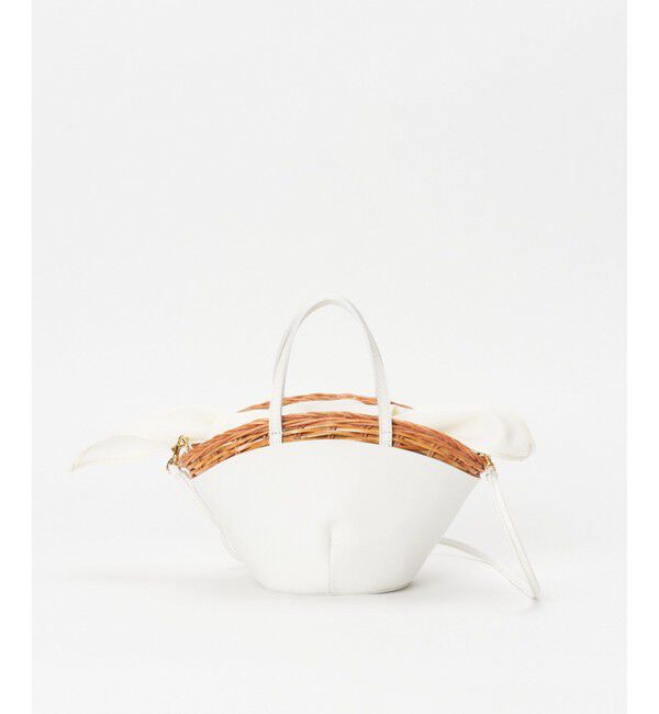 allureville「レザーコンビカゴバッグ」|かごバッグ|