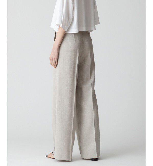 allureville「【セットアップ対応可能】麻調カルゼワイドパンツ」|その他|