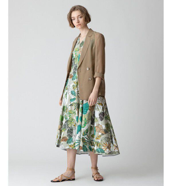 allureville「ワルツシアーオーガンジャケット」|テーラードジャケット|