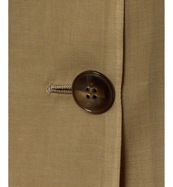 allureville「ワルツシアーオーガンジャケット」|テーラードジャケット|