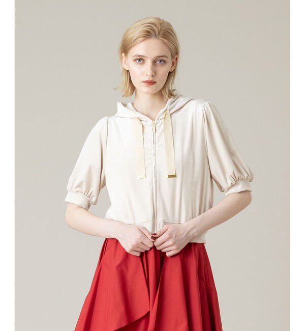 LOULOU WILLOUGHBY「【LOULOU WILLOUGHBY】ベロアプチフーディー」|パーカー|