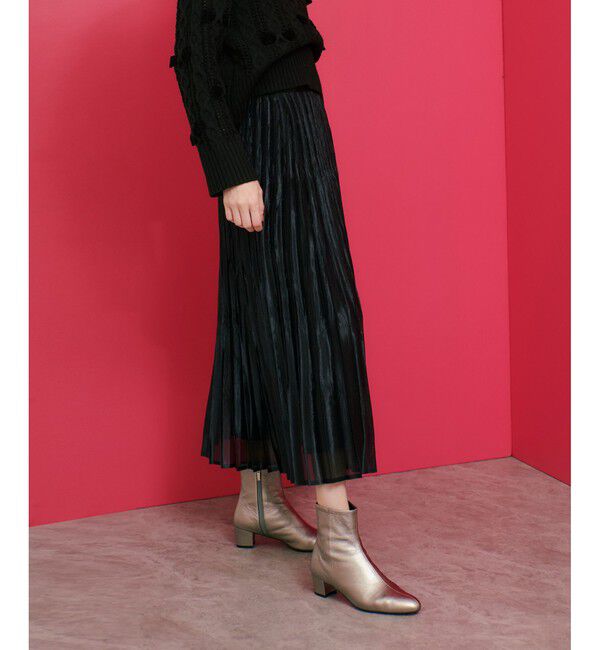 LOULOU WILLOUGHBY「【LOULOU WILLOUGHBY】グロッシーグラデプリーツスカート」|スカート|