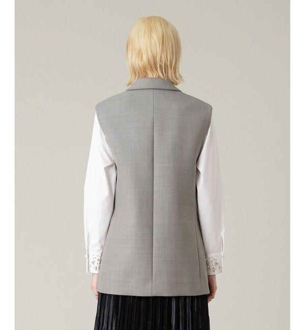 LOULOU WILLOUGHBY「【LOULOU WILLOUGHBY】ボンディングジレ」|ベスト・ジレ|