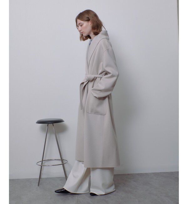 allureville「カシミヤ混リバービックショールコート」|その他|
