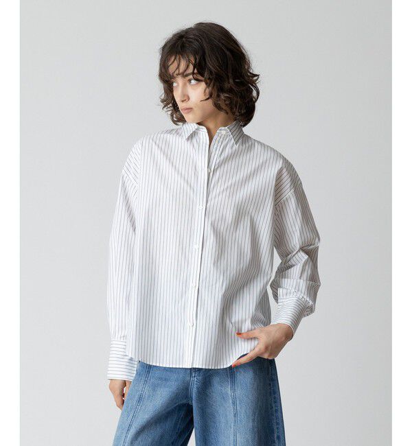 allureville「コットンデザインスリーブブラウス」|シャツ・ブラウス|