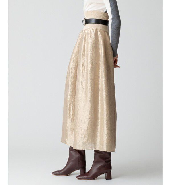 allureville「ブライトカールマイヤー2WAYスカート」|スカート|