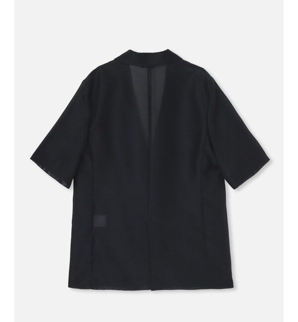 allureville「シアーハーフスリーブシングルジャケット」|テーラードジャケット|