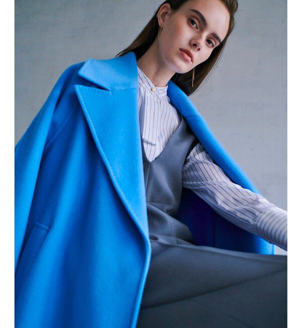 allureville「リバービッグカラーミドル丈コート」|その他|