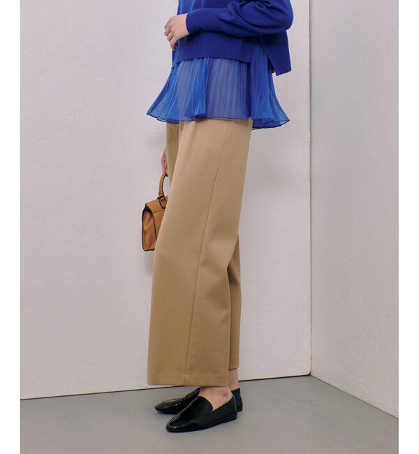 allureville「ウールライクフランネルヨークレスパンツ」|サルエル|