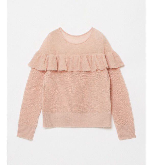 LOULOU WILLOUGHBY「【LOULOU WILLOUGHBY】モヘヤラッフルプルオーバー」|ニット・セーター|