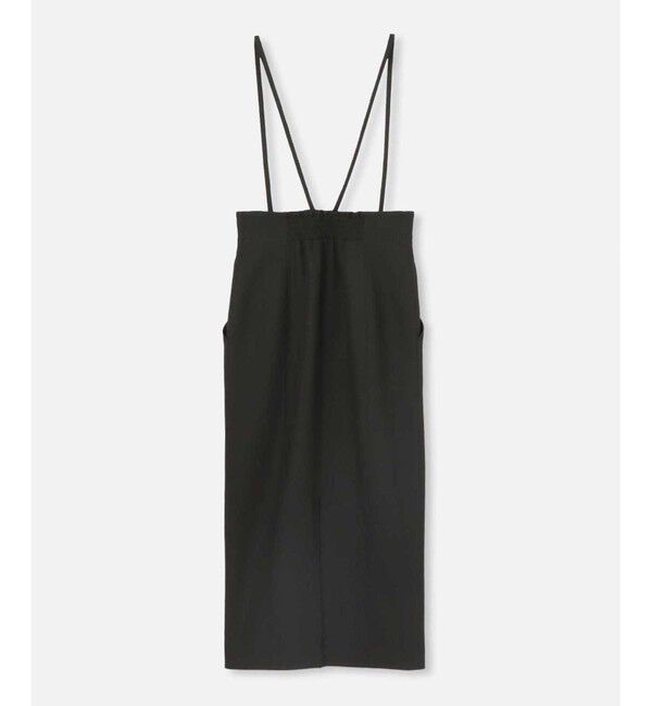 allureville「フロントジップサスペンダースカート」|ジャンパースカート|