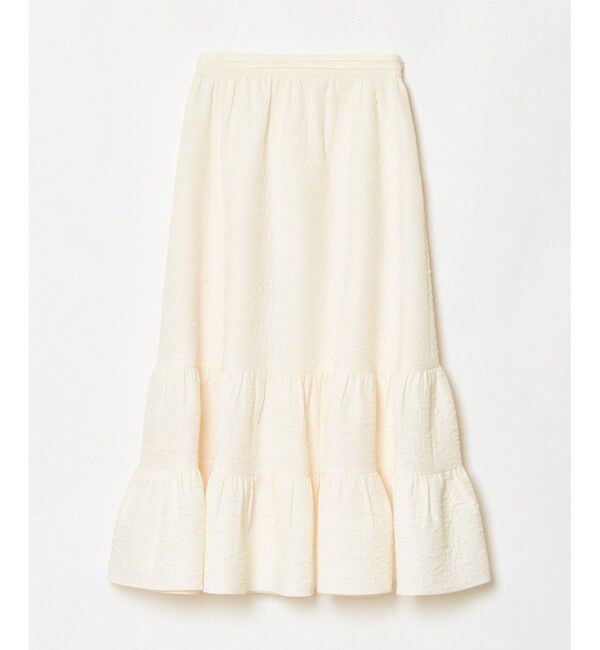 LOULOU WILLOUGHBY「【LOULOU WILLOUGHBY】ジャガードティアードスカート」|スカート|