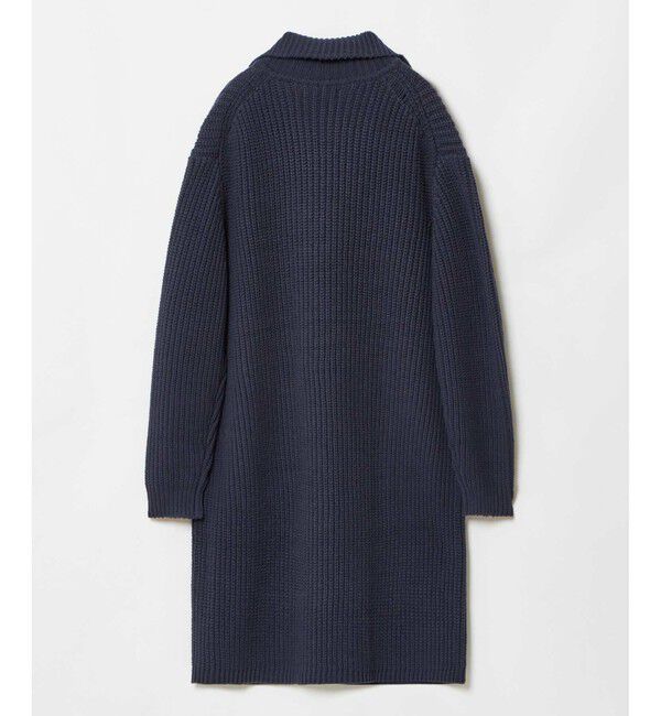 allureville「片畦ニットコート」|ダッフルコート|