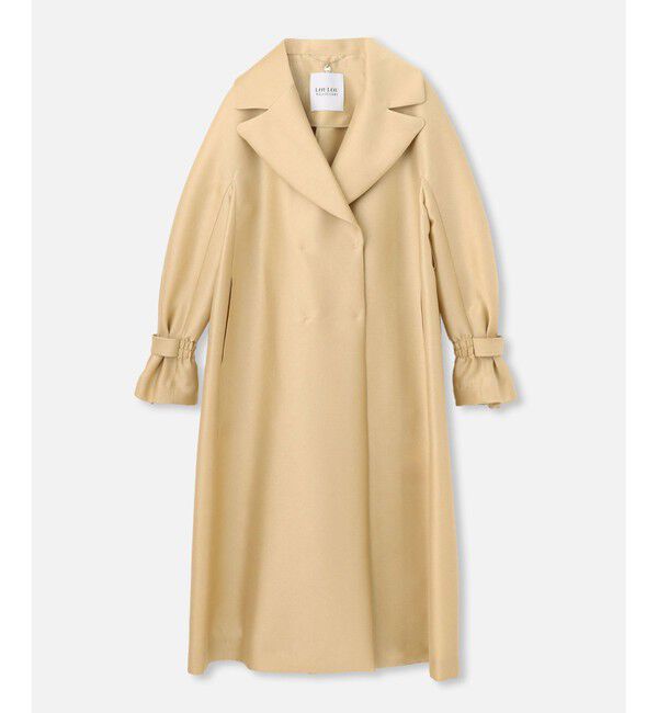 LOULOU WILLOUGHBY「【LOULOU WILLOUGHBY】シルキーダブルクロスドレスコート」|その他|