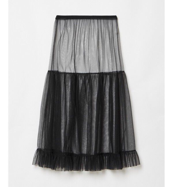 LOULOU WILLOUGHBY「【LOULOU WILLOUGHBY】チュールレイヤードミニスカート」|スカート|
