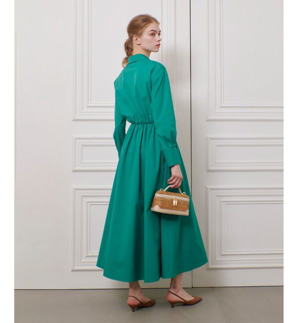 LOULOU WILLOUGHBY「【LOULOU WILLOUGHBY】ボリュームギャザーシャツワンピース」|ワンピース|