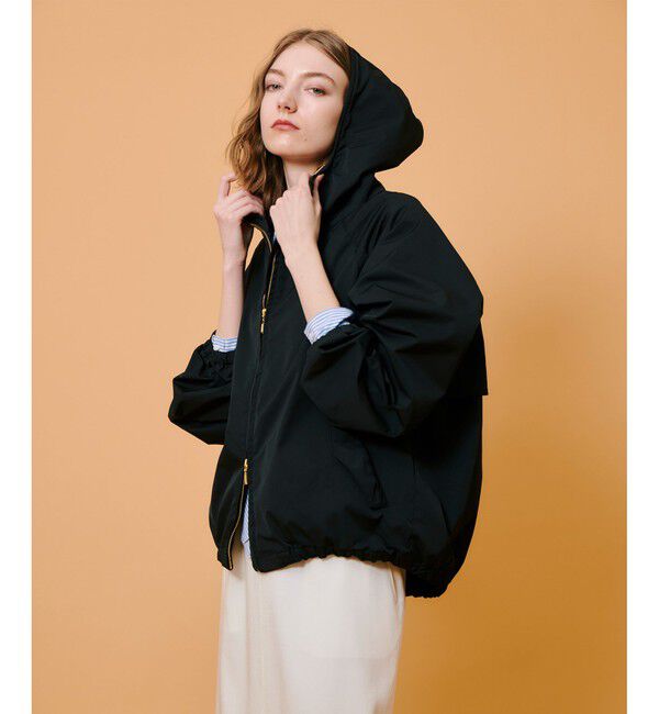 allureville「ミドルフーディーブルゾン」|ブルゾン・スタジャン|