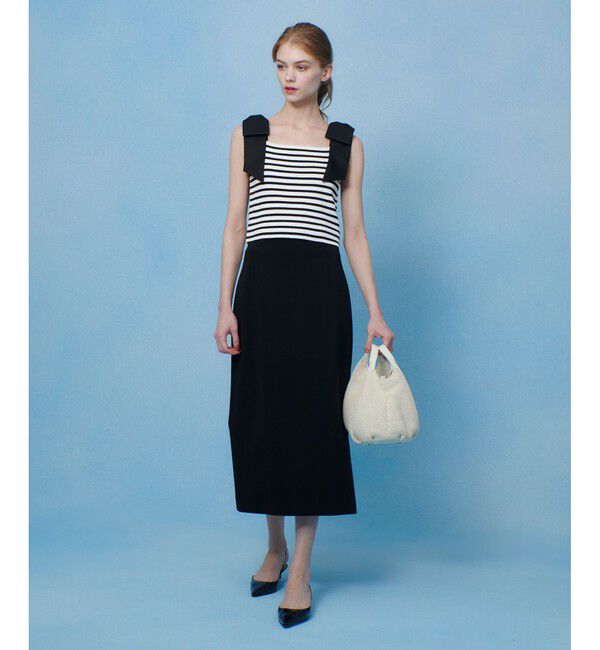 LOULOU WILLOUGHBY「【LOULOU WILLOUGHBY】ショルダーリボンミニタンクプルオーバー」|ニット・セーター|