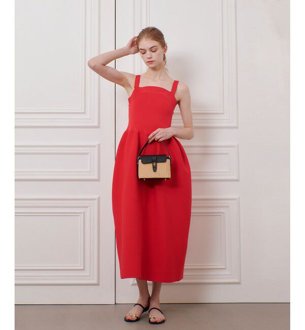 LOULOU WILLOUGHBY「【LOULOU WILLOUGHBY】ニットコクーンキャミワンピース」|ワンピース|