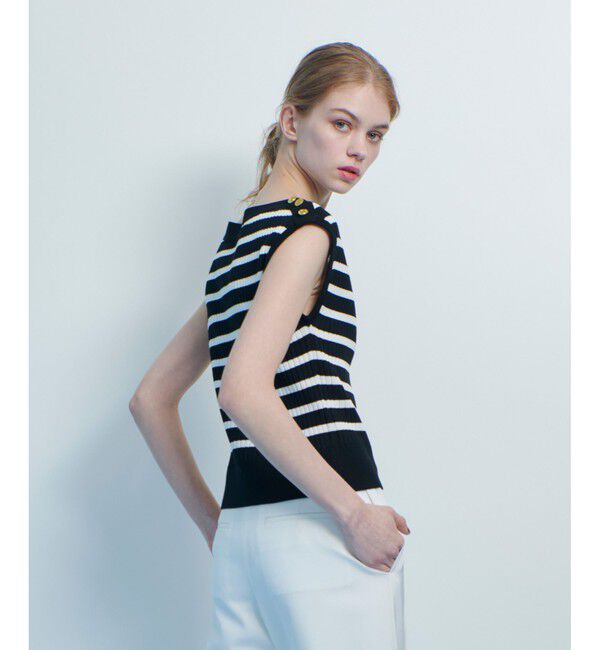 LOULOU WILLOUGHBY「【LOULOU WILLOUGHBY】プレーティングリブプルオーバー」|ニット・セーター|