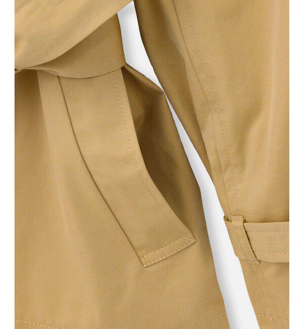 allureville「スーピマコットンミドルトレンチコート」|トレンチコート|