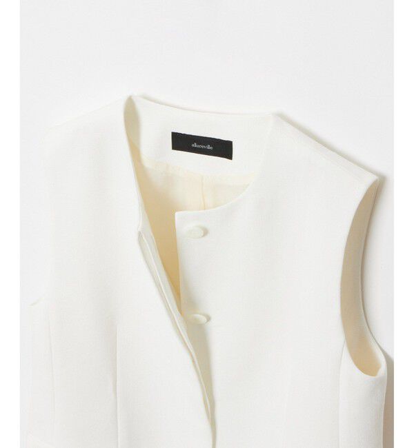 allureville「リネン混ジレ」|ベスト・ジレ|