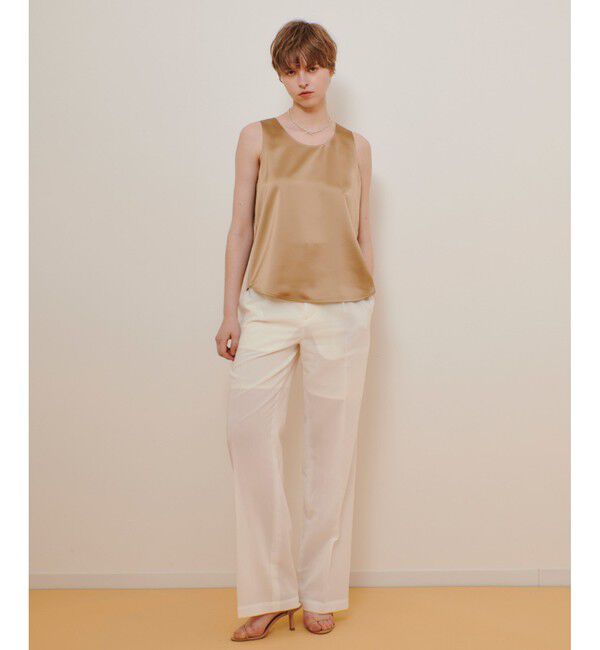 allureville「サテンタンクブラウス」|シャツ・ブラウス|