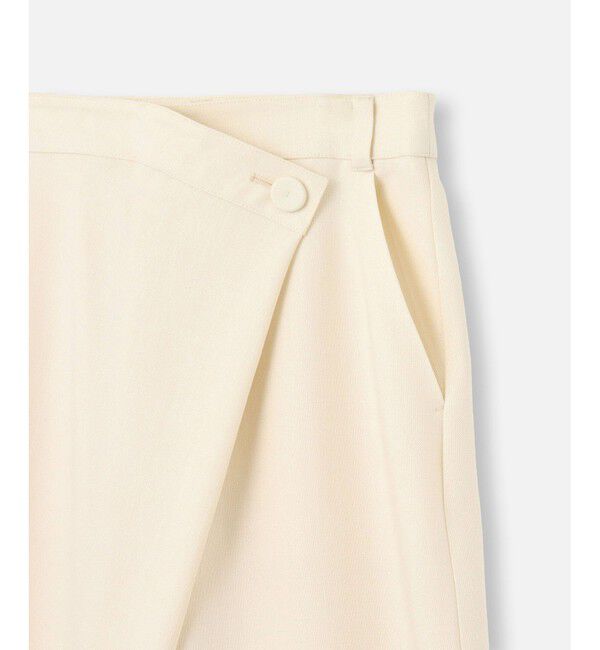 LOULOU WILLOUGHBY「【LOULOU WILLOUGHBY】アシメタックワイドパンツ」|チノ|