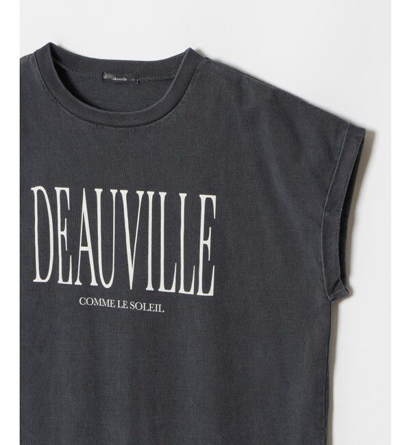 allureville「ピグメントダイターンバックスリーブ Tシャツ」|Tシャツ・カットソー|