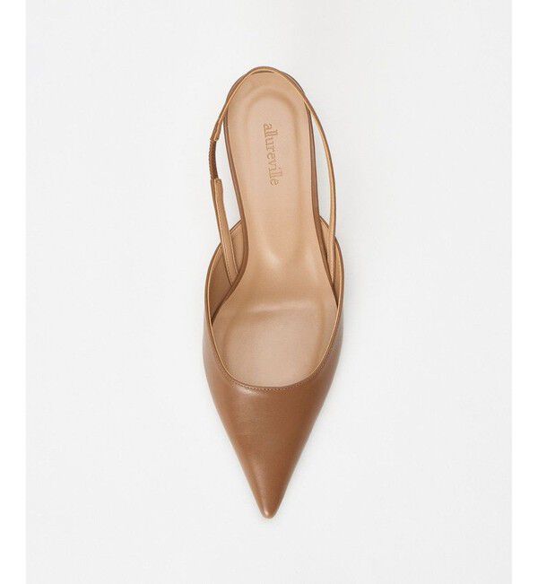 allureville「◇ ポインテッドスリングバックストラップパンプス」|パンプス|