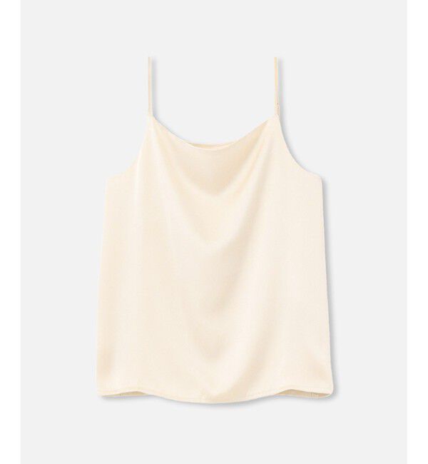 LOULOU WILLOUGHBY「◇【LOULOU WILLOUGHBY】サテンキャミソール」|Tシャツ・カットソー|ベージュ