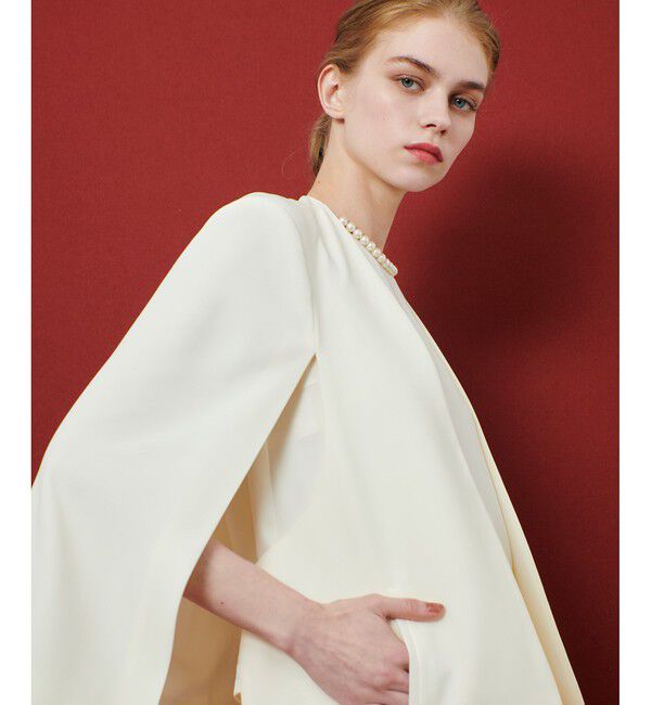 LOULOU WILLOUGHBY「◇ 【LOULOU WILLOUGHBY】リトルブラックケープジャケット」|ノーカラージャケット|