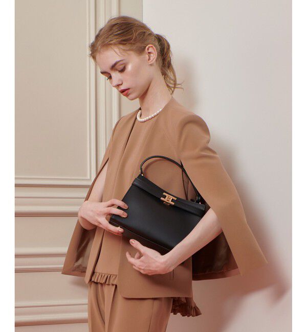 LOULOU WILLOUGHBY「◇ 【LOULOU WILLOUGHBY】リトルブラックケープジャケット」|ノーカラージャケット|