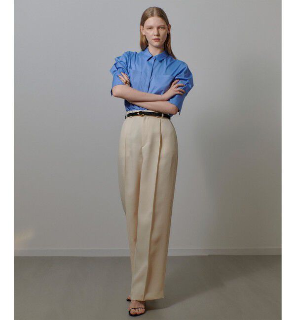 allureville「ダブルカバークロススラックスパンツ」|スラックス|