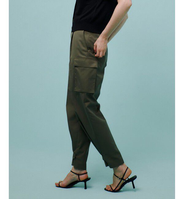 allureville「オーガニックギャバカーゴパンツ」|カーゴ|