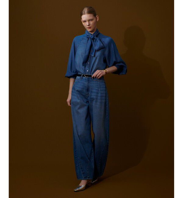 allureville「セミバギーデニムパンツ」|デニム|