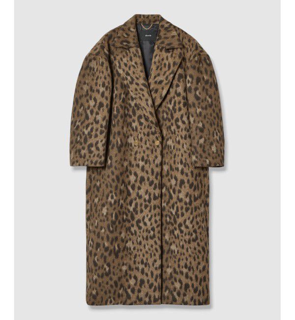 allureville「MILIORレオパードコート」|ダッフルコート|